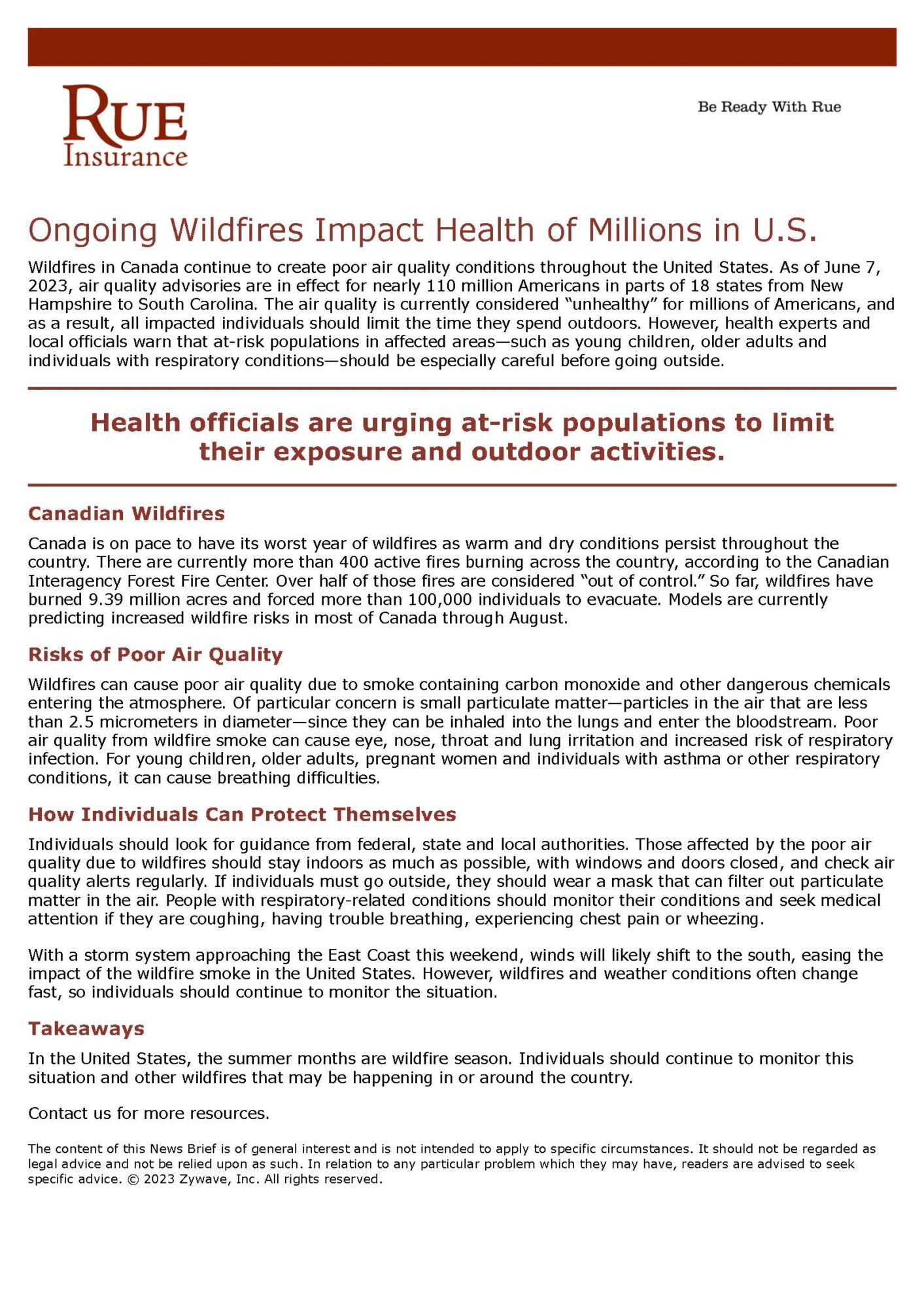 Ongoing Wildfires Impact Health of Millions